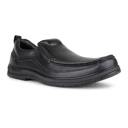 PRIVO by Inc.5 Men Textured Leather Formal Slip-On Shoes-image-90