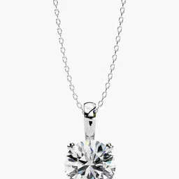 VALANOVA BIS Hallmark 18K White Gold Diamond Studded Pendant - 1.4 g-image-77