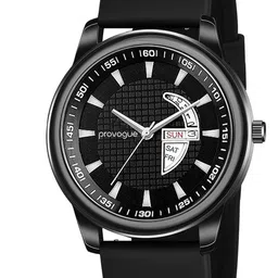 Provogue Men Straps Analogue Watch PR-GR1011-BLK-BLK image 2