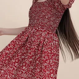 DEKLOOK Crepe Fit & Flare Midi Dress image 2