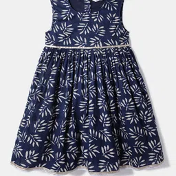 Nauti Nati Girls Floral Print Fit & Flare Midi Dress With Jacket image 5