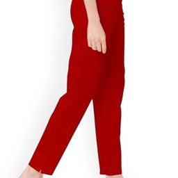 BAESD Women Cotton Relaxed-Fit Mid-Rise Trousers-picture-46