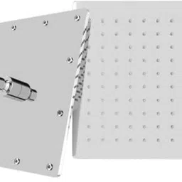 8 Inch Square Steel Shower Head | High-Pressure Rainfall Design for Bathroom Fixed Mount-image-22