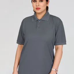Moda Rapido Women Polo Collar T-shirt-image-20