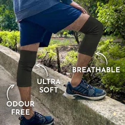 Heelium Pack Of 2 Knee Sleeves For Blood Circulation & Recovery image 4