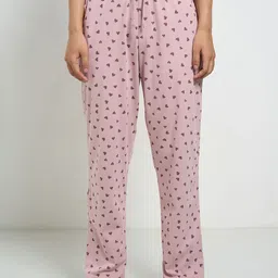 Dreamz by Pantaloons Women Printed Pure Cotton High Rise Lounge Pants-image-11