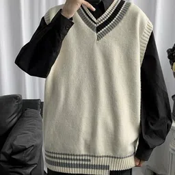 StyleCast x Revolte Men Longline Sweater Vest-picture-17