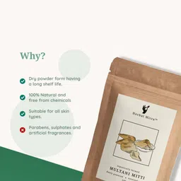 Herbal Mitra Set Of 2 Pure Lemon Peel Powder & Multani Mitti Powder Face Pack 100 g Each image 2