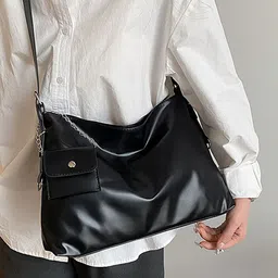 LULU & SKY Women Solid Structured Shoulder Bag image 2