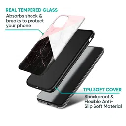 QRIOH Abstract Printed Lightweight Silicone Samsung Galaxy S25 Plus 5G Glass Back Case image 5