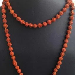 Divine souvenirs Unisex Rudraksh Beaded Minimal Chain-picture-22