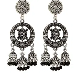 piah Women Silver-Plated Brass Drop Earrings-picture-19