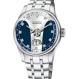 DOUBLERUN Men Stainless Steel Bracelet Style Straps Analogue Chronograph Watch H05N23003-picture-10