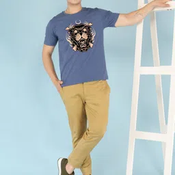 BRAWNY BATTLER Graphic Printed Short Sleeves Pure Cotton T-shirt image 5