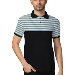 Blisstone Men Colourblocked Polo Collar T-shirt-picture-13