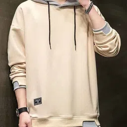 StyleCast x Revolte Men Colourblocked Long Sleeves Hooded Sweatshirt-picture-21