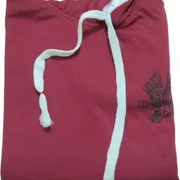 adorned with style Men Full Sleeve Solid, Graphic Print Hooded Sweatshirt image 5