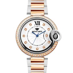 MONT NEO Women Embellished Dial & Bracelet Style Straps Analogue Watch 4510B-M1303-image-75