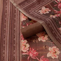 Soch Printed Art Silk Unstitched Dress Material image 4