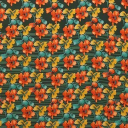 HERE&NOW Floral Pure Georgette Designer Saree image 2