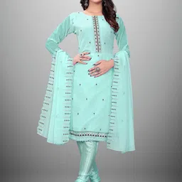 Maroosh Ethnic Motifs Embroidered Unstitched Dress Material-image-83