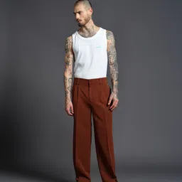 Bonkers Corner Men Tailored Loose Fit High-Rise Trousers image 4