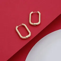 Stoln Gold-Plated Hoop Earrings-picture-47