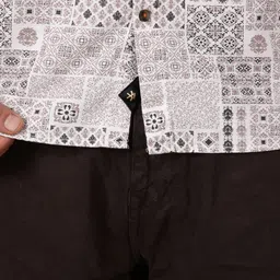 WROGN Men Comfort Slim Fit Opaque Printed Casual Shirt image 3