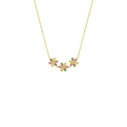 Joyalukkas Women 22 Kt Whimsical Floral Gold Necklace 0.304 gm image 4
