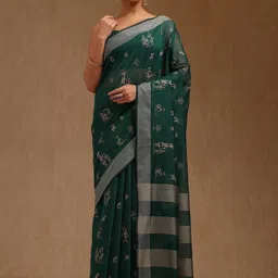 Soch Warli Printed Chanderi Saree-picture-15
