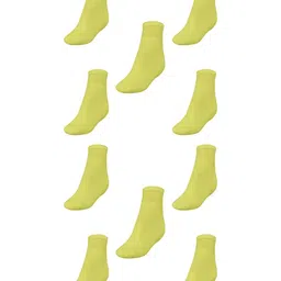 MUKHAKSH Girls Pack Of 10 Ankle Length Socks-picture-22