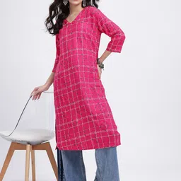 Anouk Rustic Printed Straight Kurta image 4