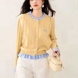 JC Collection Women Cardigan with Embroidered Detail-picture-29