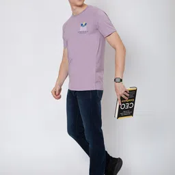 Sparky Men Typography Applique Slim Fit T-shirt image 2