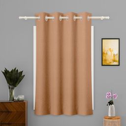 Kuber Industries Gold-Toned Self Design Cotton Window Curtain-picture-11