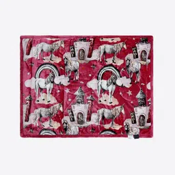 Monte Carlo Red & Red Set of 5 Cartoon Characters Blanket image 2