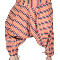 whitewhale Striped Cotton Men Harem Pants image 3