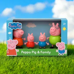 mahi zone Peppa Pig Family Set of 4, Peppa Pig, George, Daddy Pig, Mommy Pig Toys _M911-picture-21