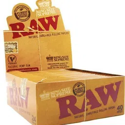 seggo King Size RAW Classic Natural Rolling Paper Full Box 50 Booklet (1600*-* Leaves In The Box) Assorted Hookah Flavor-picture-21