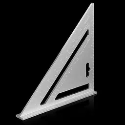 adp traders Double side Aluminium Alloy Speed Square Triangle Scale Tri-Square image 4