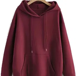 cloudten Women Full Sleeve Solid Hooded Sweatshirt-picture-21