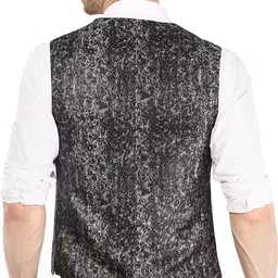 platinum studio Self Design Men Waistcoat image 3
