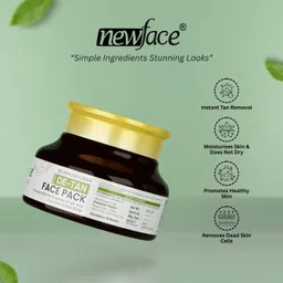new face De-Tan Face Pack Tan Removal Enriched With Milk, Cucumber & Shea Butter image 5