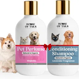 house of tails Conditioning Shampoo & Pet Perfume Combo for Soft Fur and Fresh Fragrance Conditioning Lavendar Dog, Cat Shampoo-picture-16