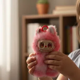 the thoughtful gifts Labubu Furry Plush Charm - 10 cm image 3