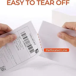 semana DirectThermalBarcodeLabel 100X150mm(4X6Inch)1Up,400LabelPerRoll(Pack Of 1Roll) Self Adhesive Paper Label image 3