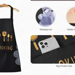 pormono Polyester Home Use Apron - Free Size image 4