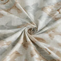 arrabi Multicolor Abstract 300 TC Cotton Blend Double Queen Bedsheet With 2 Pillow Covers image 3