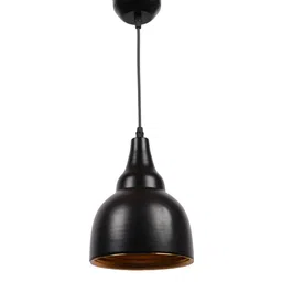 Black Metal Single Hanging Light by Foziq image 4