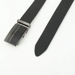 provogue Men Casual, Evening, Formal, Party Black Genuine Leather Belt image 3